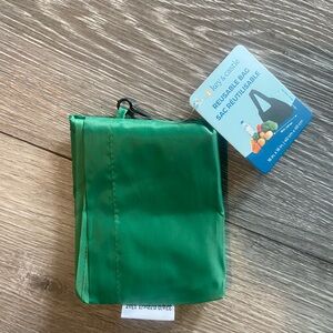 Key & Castle Reusable Foldable Shopping Bag - Green